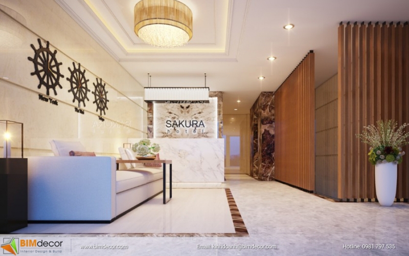 Dự án 15 phòng nội thất khách sạn Sakura